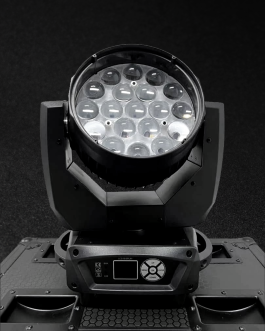 KIT 4 UNIDADES WASH AURA 19X15W CON ZOOM + CASE DE TRANSPORTE