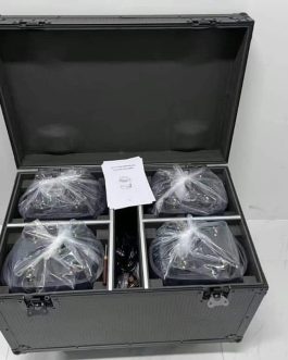 KIT 4 UNIDADES WASH AURA 19X15W CON ZOOM + CASE DE TRANSPORTE