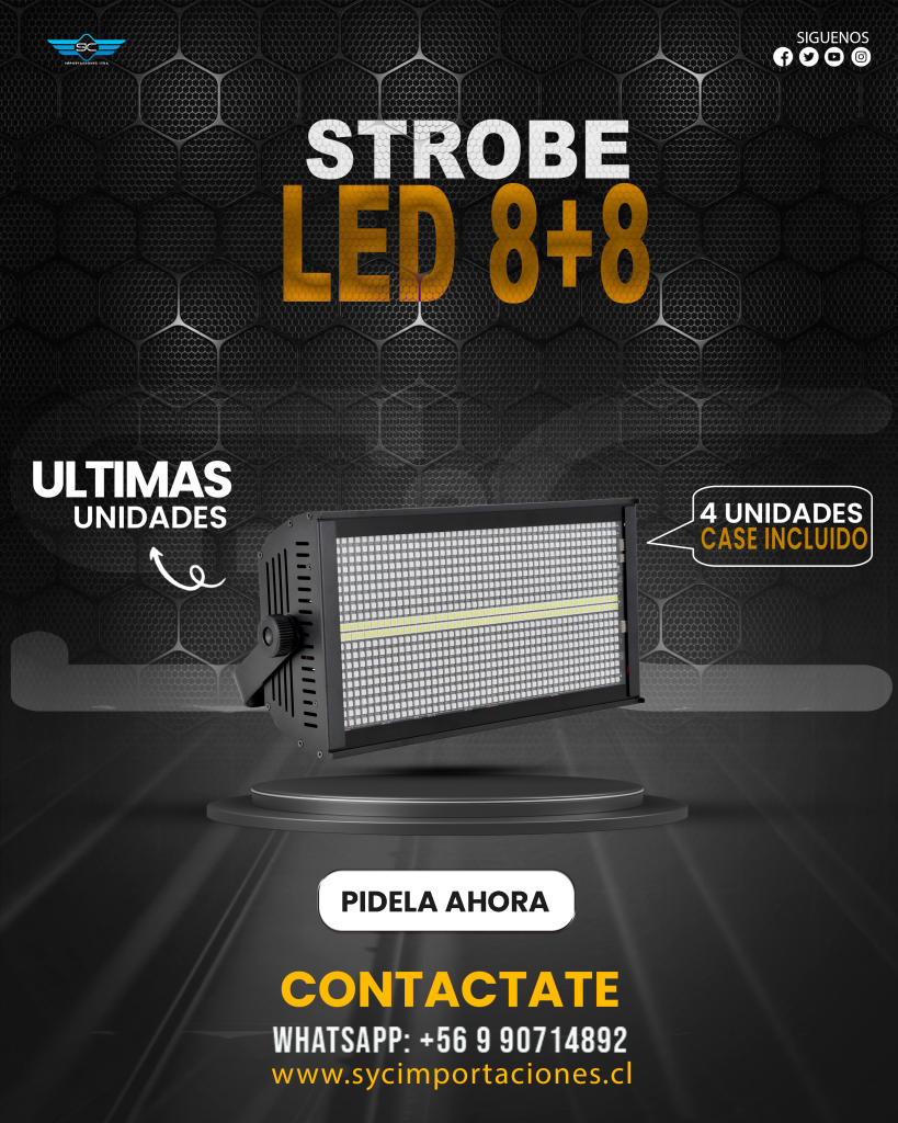 strobe led 8+8